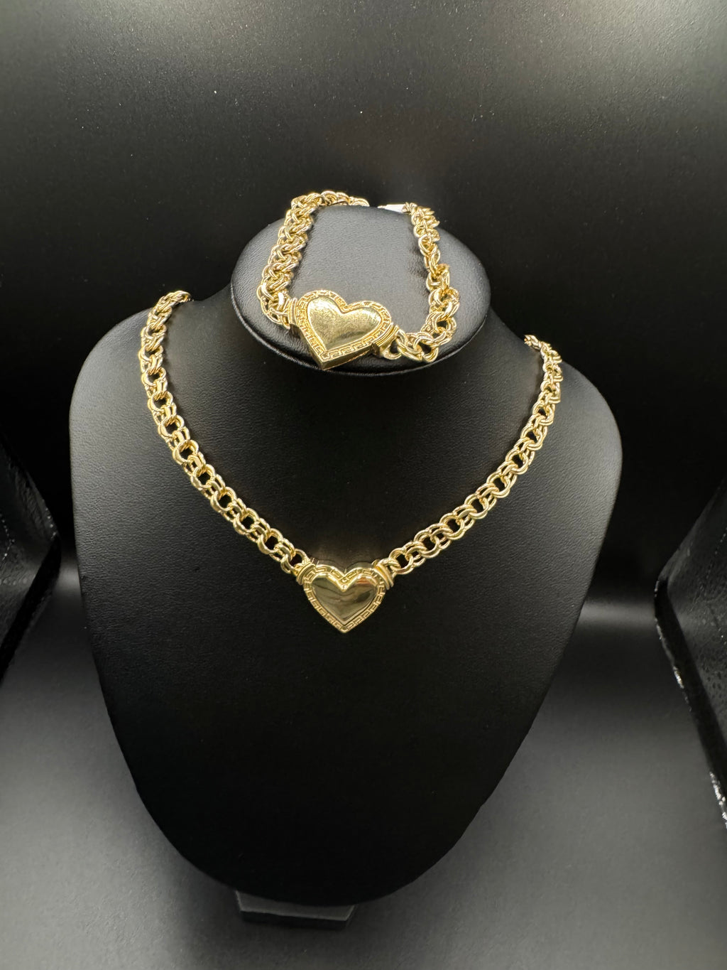 Set de corazón estilo chino