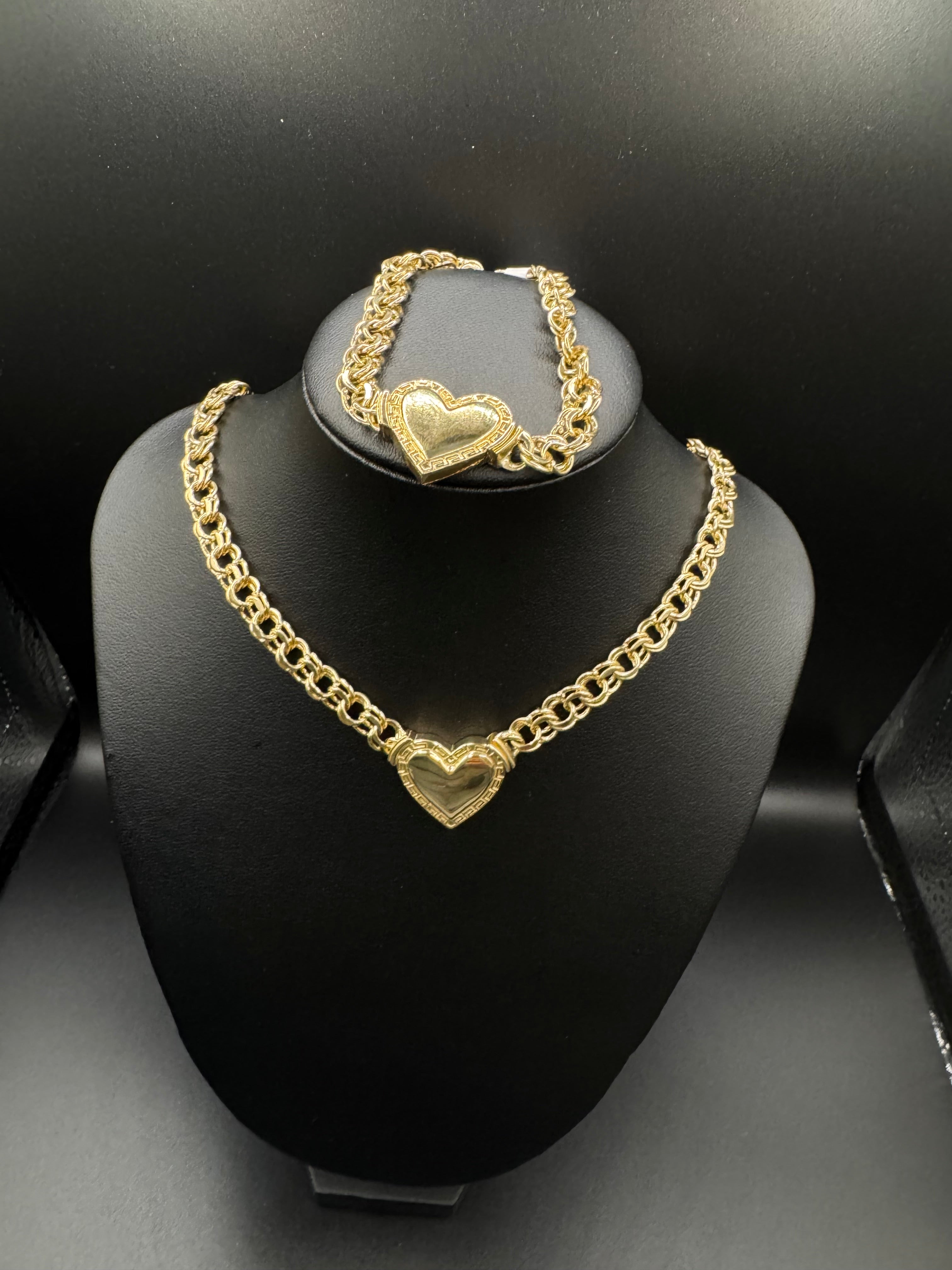 Set de corazón estilo chino