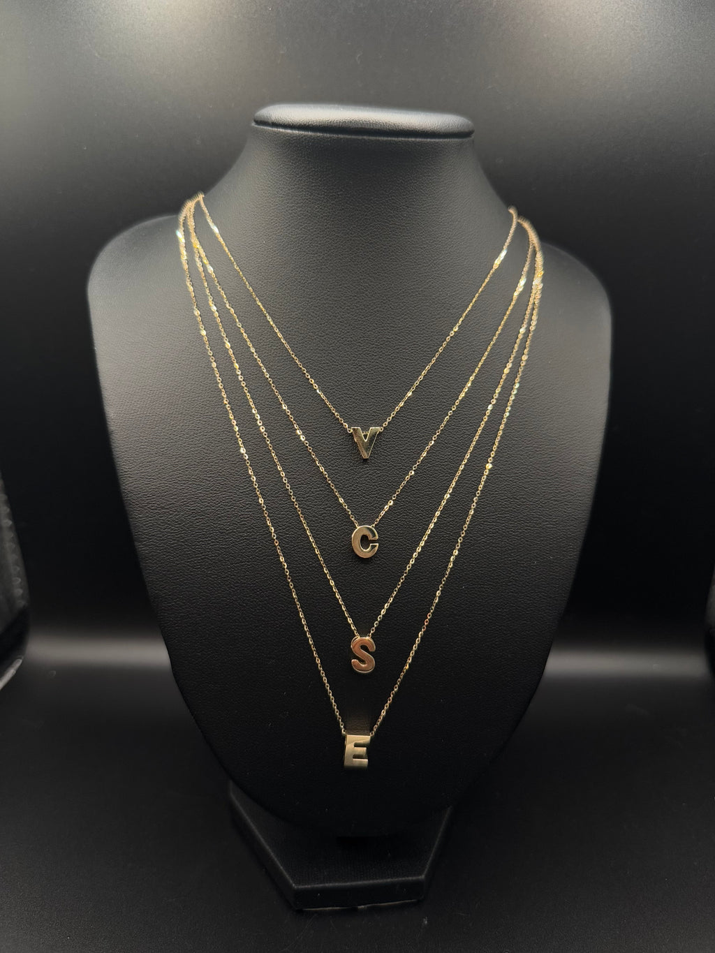 Cadenitas con inicial 14k