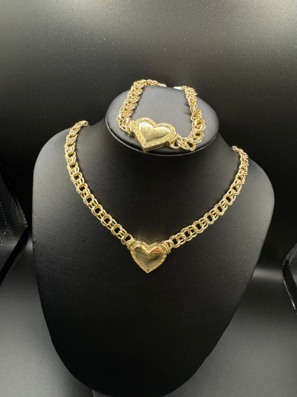 Set de corazón estilo chino