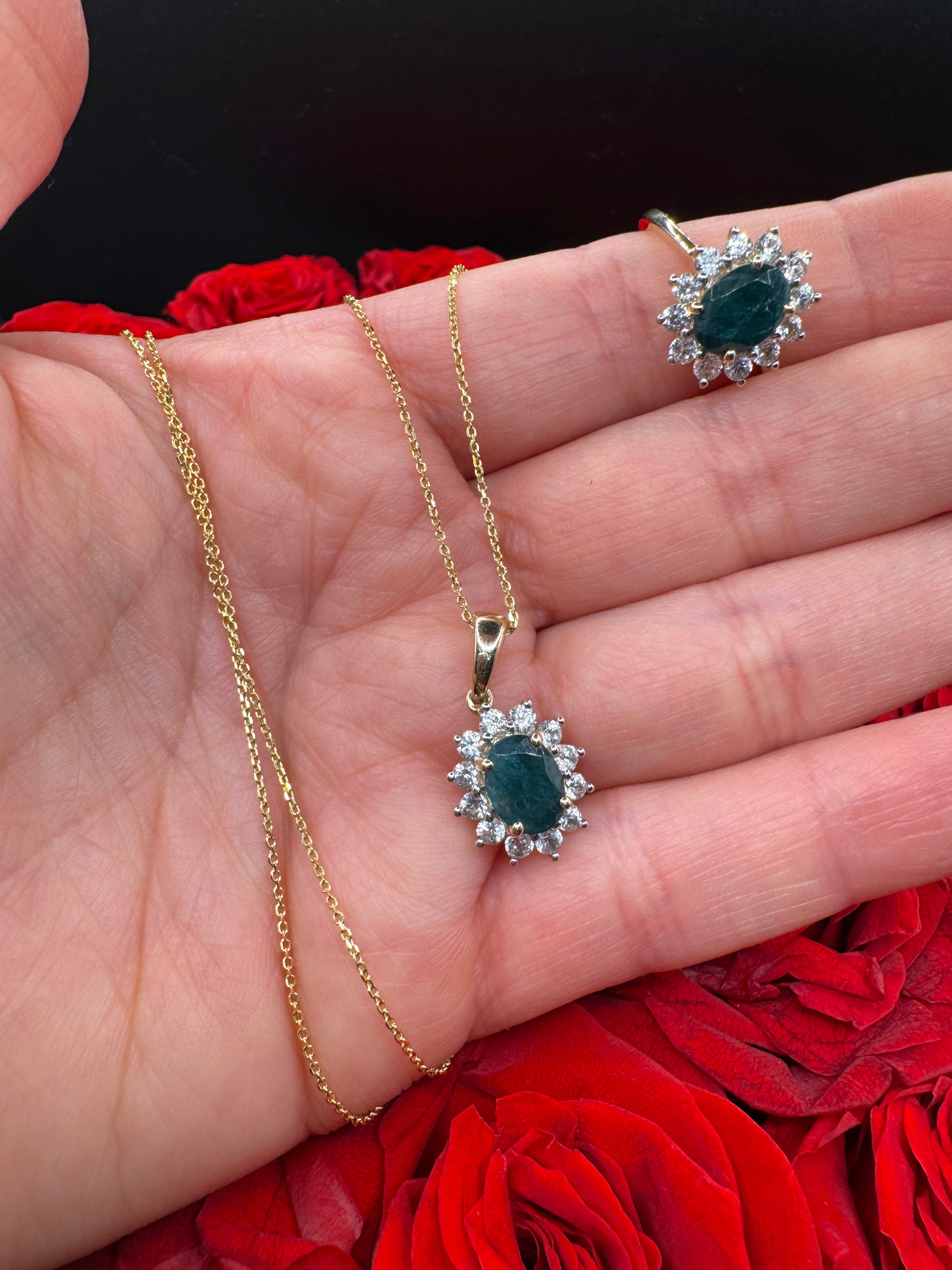 Set de 10k en zirconia