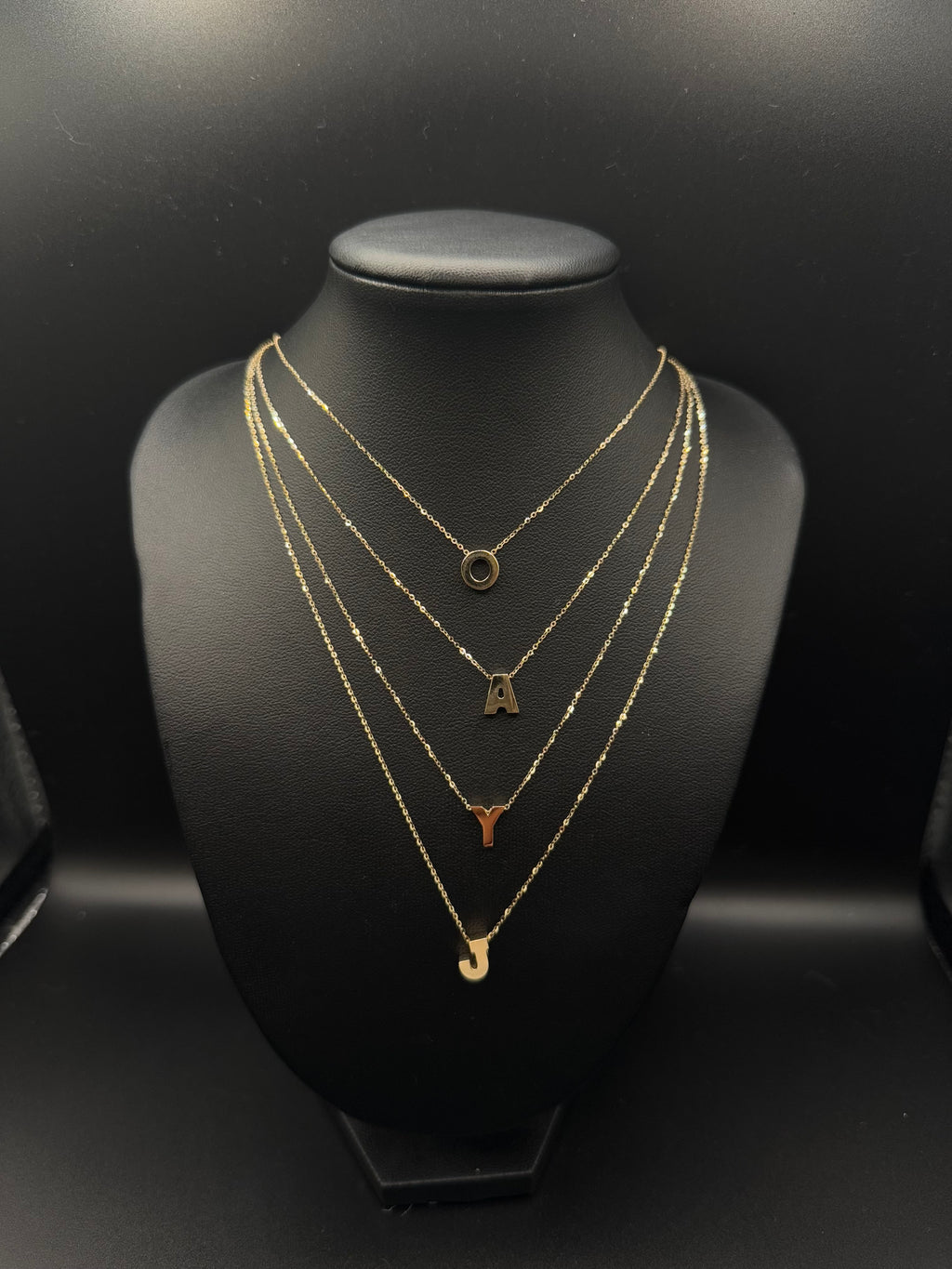Cadenitas con inicial 14k