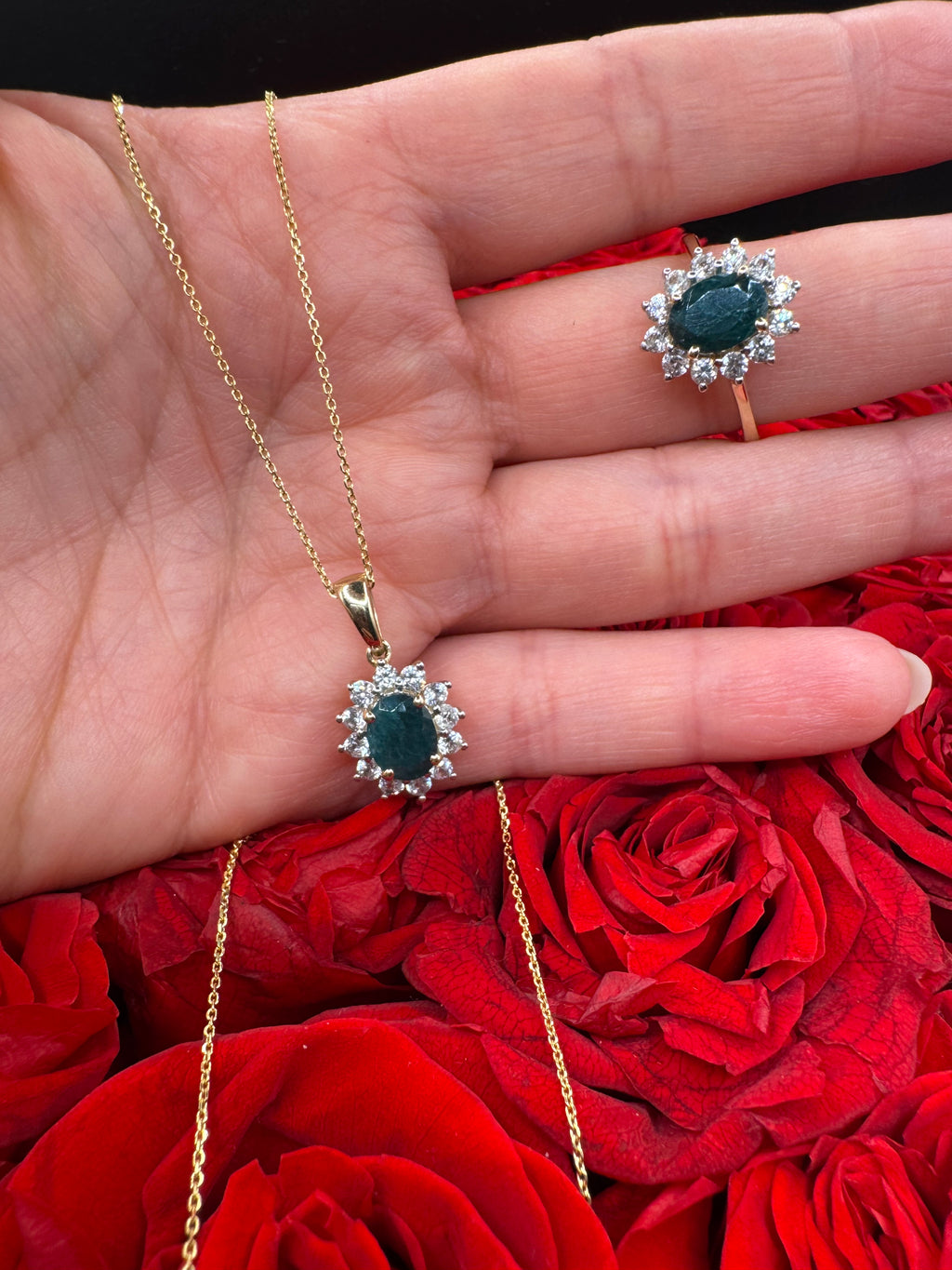 Set de 10k en zirconia