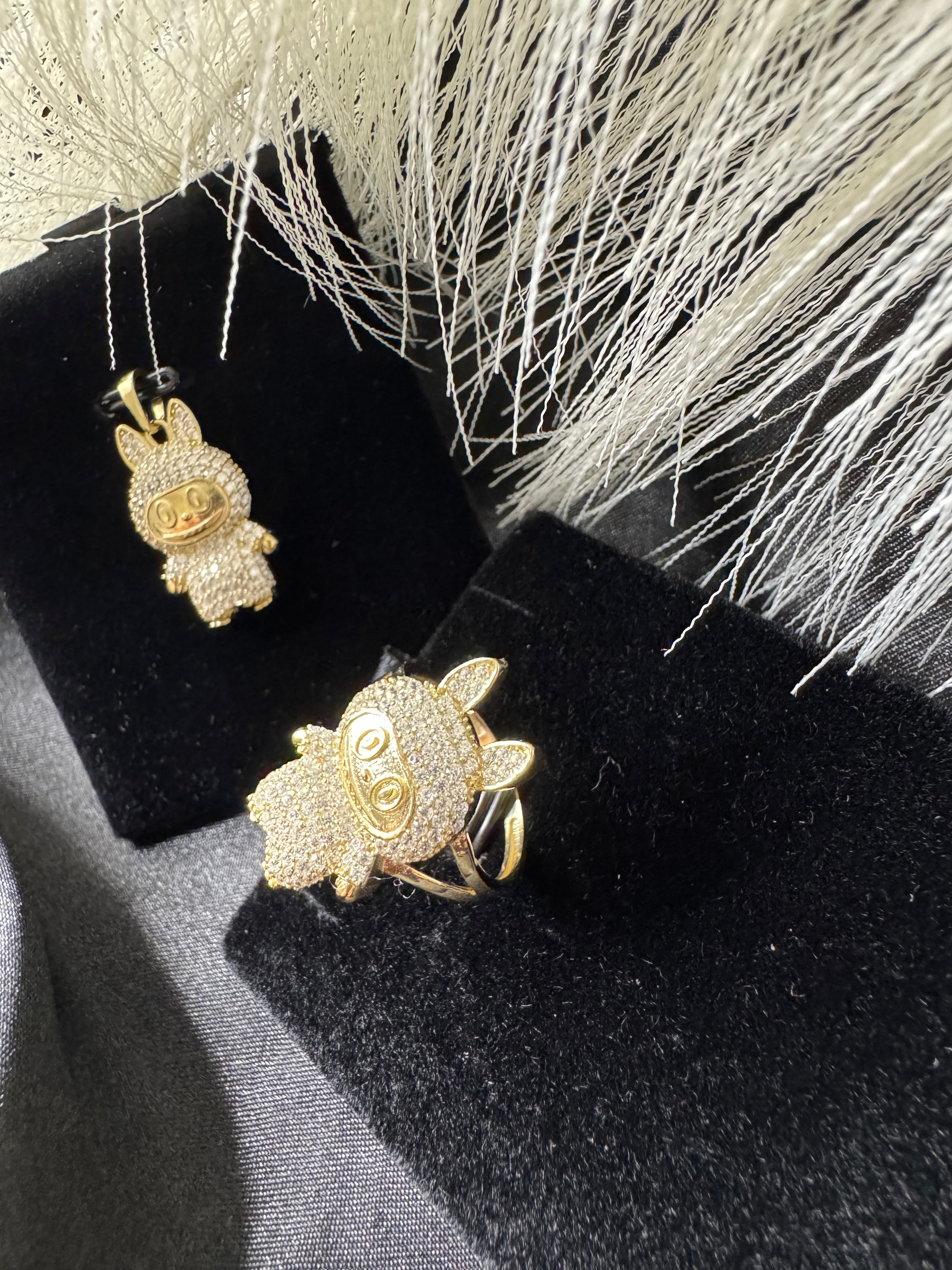 Set de Anillo y dije en 10k