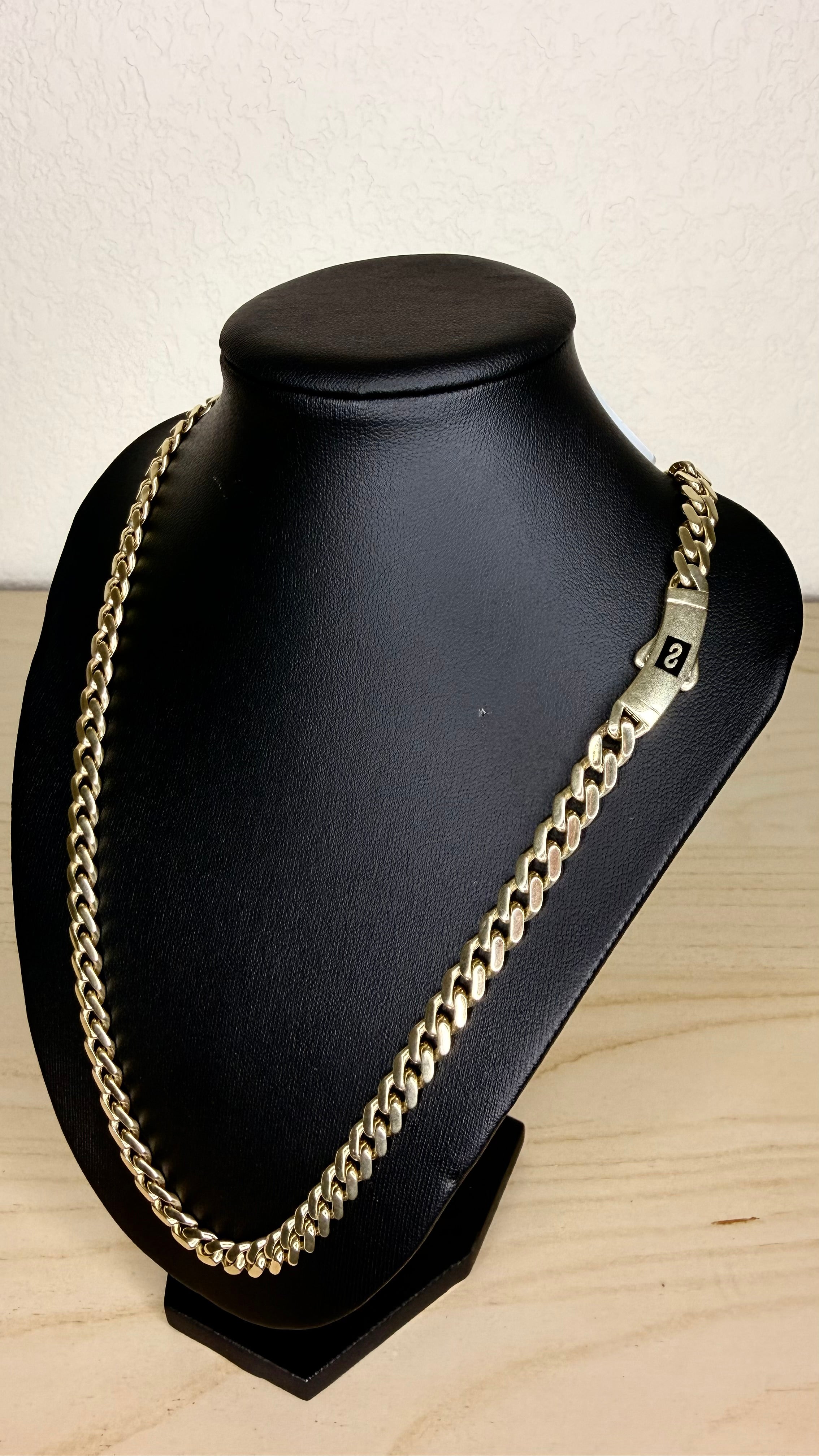 10K YELLOW GOLD MONACO CHAIN CLASSIC